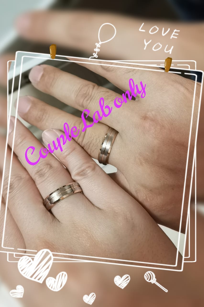 Gold hot sale couple rings