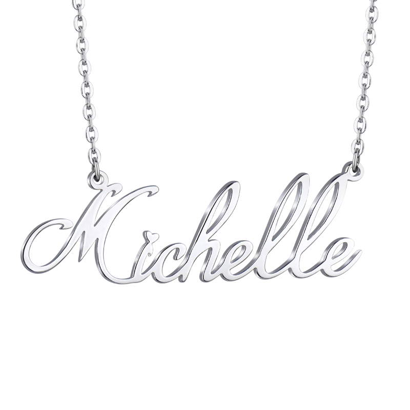 custom name necklace for couples